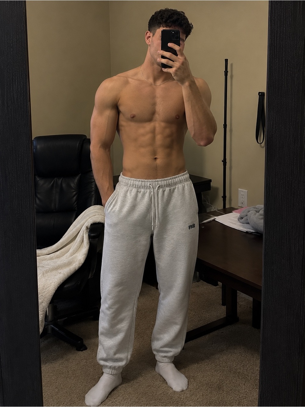 Obey Gray Fleece Jogger Sweatpants Men’s Medium (M)